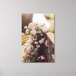 Moderne Elegante Flora Leinwanddruck