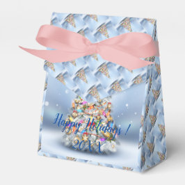 Moderne Elegante frohe Weihnachtsfeiertage Geschenkschachtel