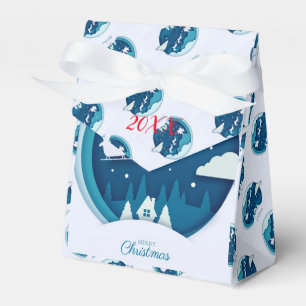 Moderne Elegante frohe Weihnachtsfeiertage Geschenkschachtel