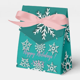 Moderne Elegante frohe Weihnachtsfeiertage Geschenkschachtel