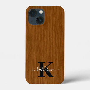Moderne elegante Fußboden-Hintergrund-Monogramm Case-Mate iPhone Hülle