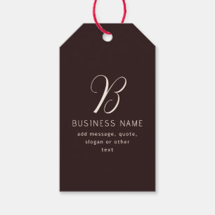 Moderne elegante Geschäftsnamens-Monogramm   Dunke Geschenkanhänger