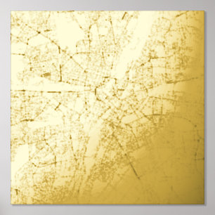 Moderne elegante Geschenkkarte München, Deutschlan Foliendrucke