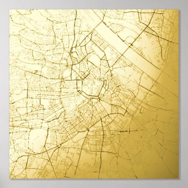 Moderne elegante Geschenkkarte Wien, Österreich Foliendrucke (Vorderseite)