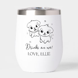 Moderne elegante Getränke auf meinem Foto Haustier