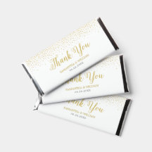 Moderne Elegante Gold Confetti Wedding