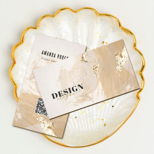 Moderne elegante Gold Foil Business Card  Minimali Visitenkarte