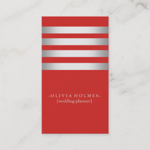 Moderne Elegante Gold Foil Metal Beruflich Visitenkarte