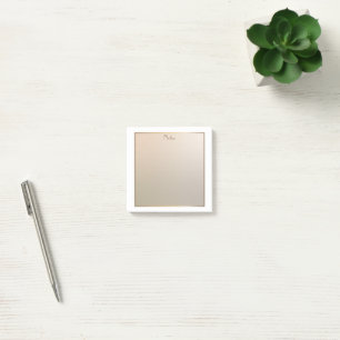 Moderne Elegante Gold Mauve und Pink Post-it Klebezettel
