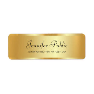 Moderne elegante Gold Template Typografie Script