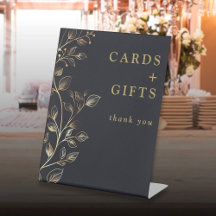 Moderne elegante Golden Floral Cards und Geschenke