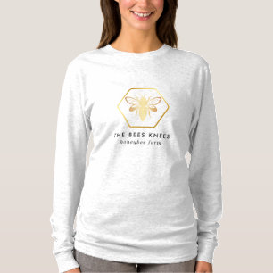 Moderne & Elegante Goldene Honig-Imker T-Shirt