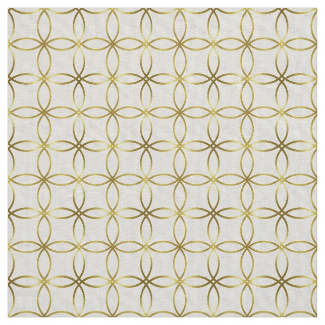 Moderne elegante Goldfolie Stoff (Muster)