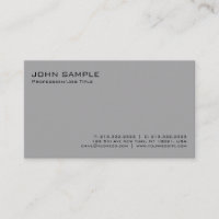 Moderne Elegante Graue Berufliche Minimalistische 