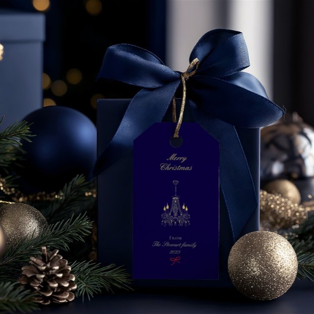 Moderne Elegante Hand Drawn frohe Weihnachten Geschenkanhänger (Modern Elegant Hand Drawn Merry Christmas Gift Tags)