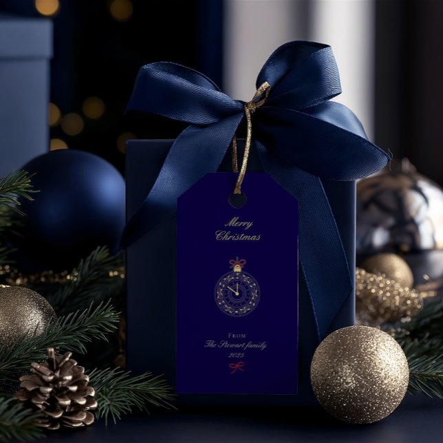 Moderne Elegante Hand Drawn frohe Weihnachten Geschenkanhänger (Modern Elegant Hand Drawn Merry Christmas Gift Tags)