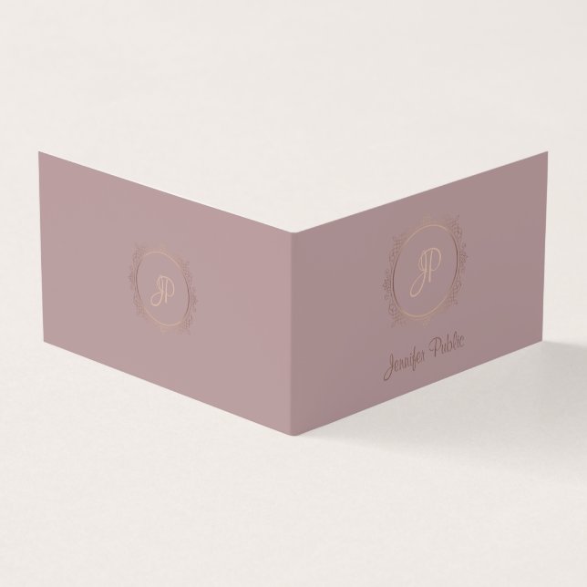 Moderne, elegante, handgeschriebene Skriptvorlage Visitenkarten (Vorderseite)