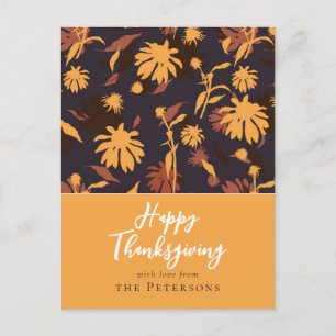 Moderne elegante Happy Thanksgiving-Kongressabgeor Postkarte