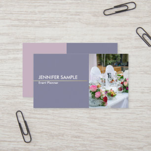 Moderne elegante Harmonik färbt Ereignis Visitenkarte