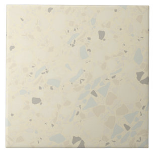 Moderne Elegante Hellgelbe Terrazzo Fliese