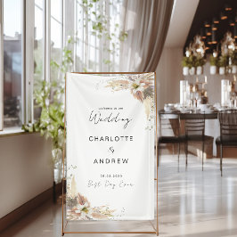 Moderne, elegante Hochzeit Banner