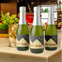 Moderne elegante Hochzeit Golden Diamant