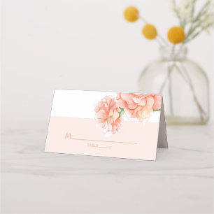 Moderne, elegante Hochzeit Platzkarte