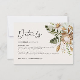 Moderne, elegante Hochzeitskarte RSVP Karte