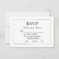 Moderne elegante Hochzeitskarte UAWG Schwarz-weiß