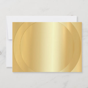 Moderne elegante Imitate Gold Blank Template Trend Mitteilungskarte