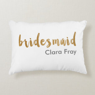 Moderne, elegante Imitate goldfarbener Bräunungste Dekokissen