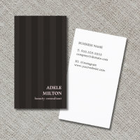 Moderne Elegante Ivory Black Stripes Rose Beauty