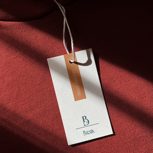 Moderne elegante Kalligrafie Script Hang Tag (Modern Elegant Calligraphy Script Hang Tag)