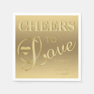 Moderne & elegante KIRCHEN für LIEBE Serviette