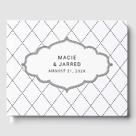 Moderne Elegante Klassik Minimalistisch Gästebuch