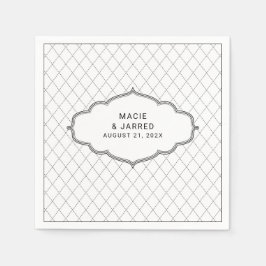 Moderne Elegante Klassik Minimalistisch Serviette