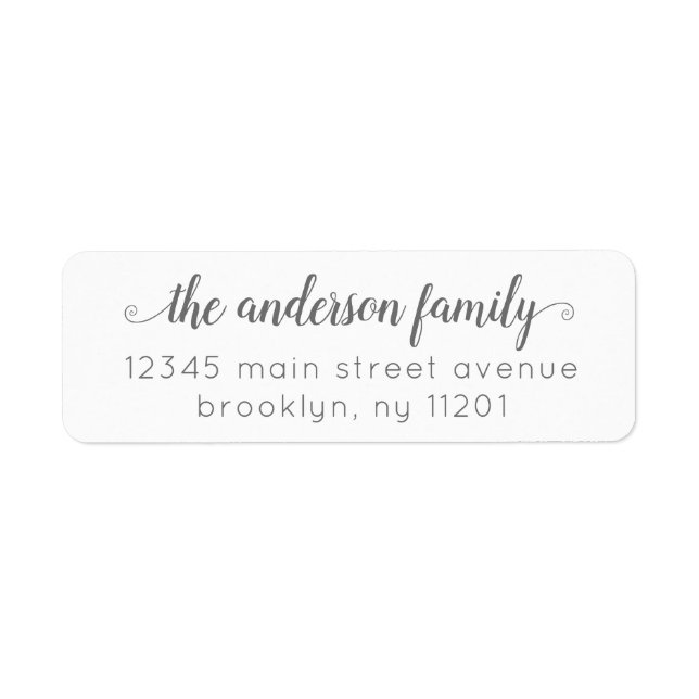 Moderne elegante, klassische Gray Script-Familie (Vorne)