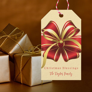 Moderne Elegante Klassische Weihnachten Geschenkanhänger
