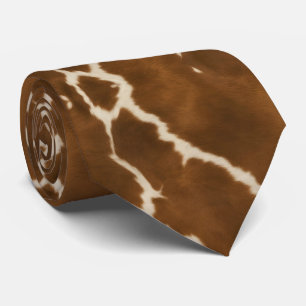 Moderne Elegante Kuh Imitate Leather Collection Krawatte