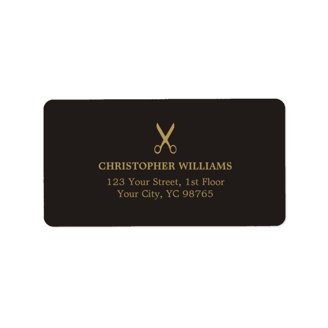 Moderne Elegante Kunstvoll wandern im Valle Verzas Adressaufkleber (Vorne)