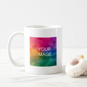 Moderne elegante Laden Sie Ihr Foto Bild hier hoch Kaffeetasse