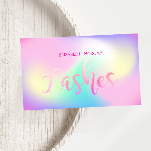 Moderne elegante Lashes Visitenkarte