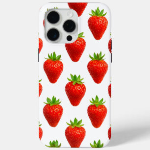 Moderne elegante, leuchtende Aquarell-Erdbeeren in Case-Mate iPhone Hülle