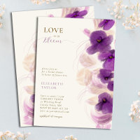 Moderne Elegante Liebe Lila Orchideen