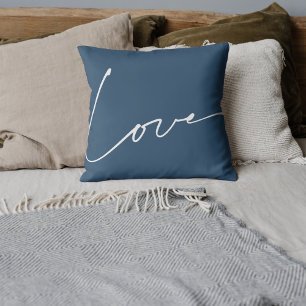 Moderne elegante Liebesschrift-Typografie Kosmisch Kissen