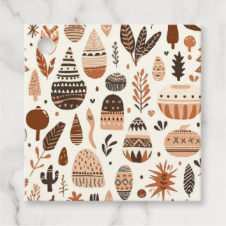 Moderne elegante Luxus-Boho-Design Geschenkanhänger