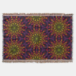 Moderne elegante Mandala-Wurfdecke Decke