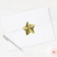 Moderne elegante Metallic Look Gold Blank Template Stern-Aufkleber (Umschlag)