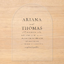 Moderne elegante Minimal-Hochzeit