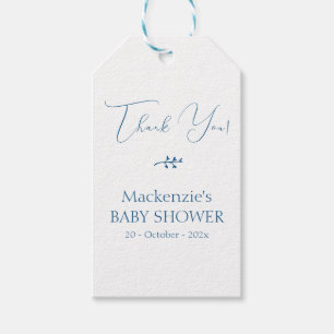 Moderne Elegante Minimalistische Babyparty Geschenkanhänger